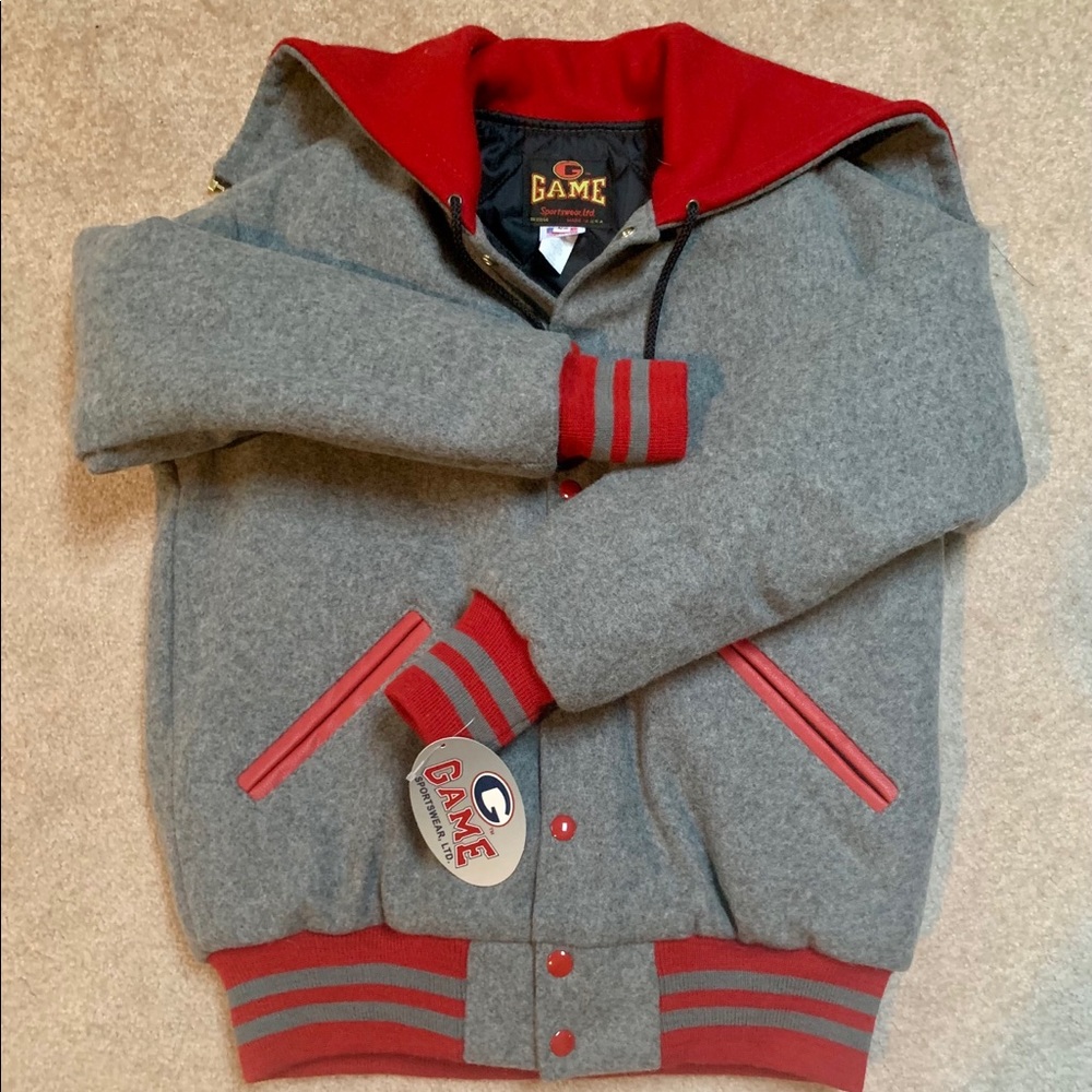 New Female Wool Varsity Jacket.